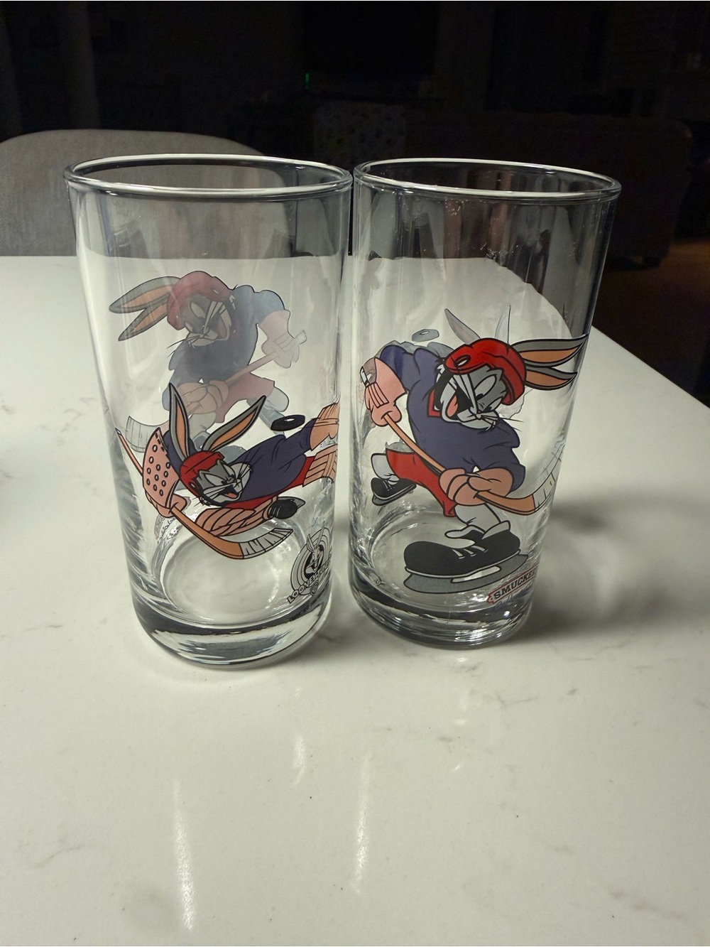 Vintage Looney Tunes Bugs Bunny Glass set